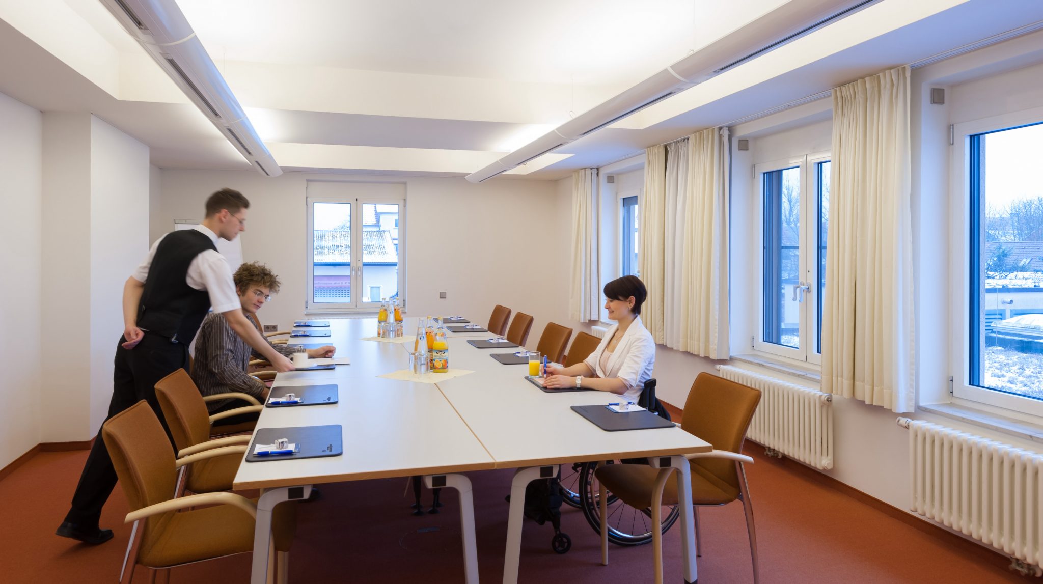 Deutschland, DEU, Berlin, 30.11.2012, Haus Rheinsberg, Hotel der Fürst Donnersmarck - Stiftung [©(c)Linus Lintner Fotografie, www.linus-lintner.de, Tel. +49 30 264 15 71, mail@linus-lintner.de; Veroeffentlichung nur gegen Honorar, Urhebervermerk und Beleg / permission required for reproduction, mention of copyright, complimentary copy; Bankverbindung / bank account and sorting code: Commerzbank AG Berlin, Kto 35 85 08 600, BLZ 100 800 00; IBAN: DE 16 100 800 00 035 85 08 600, BIC: DRES DE FF, U.St.ID / V.A.T.: DE 155 512 142]